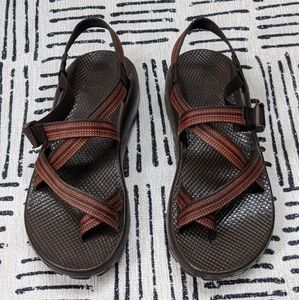 Chaco Men’s Sz 10 Brown Orange Sandals Outdoors